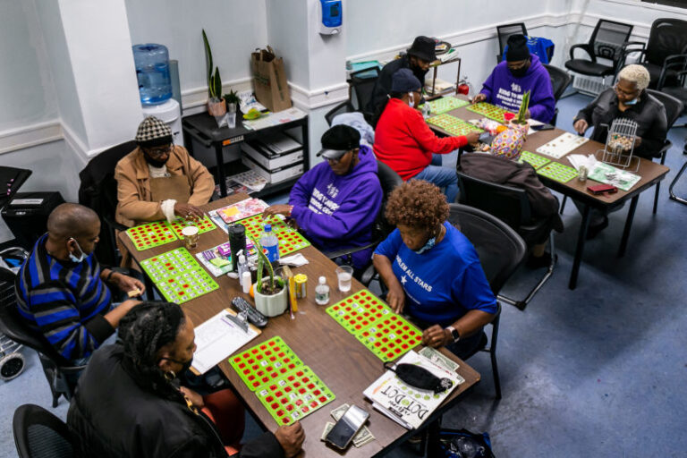 Encore residents play a game of bingo